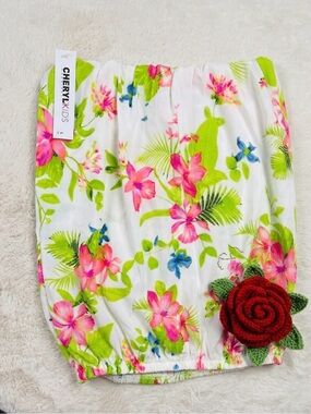 nwt Kids Floral Tube Top
